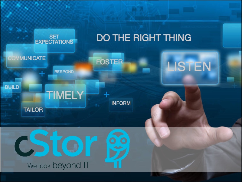 cStor Customer Service - Client Focus