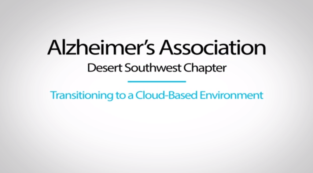 cStor helps the Alzheimer's Association Transition to Cloud