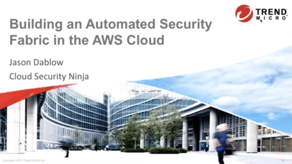 Build Automated Security Fabric AWS