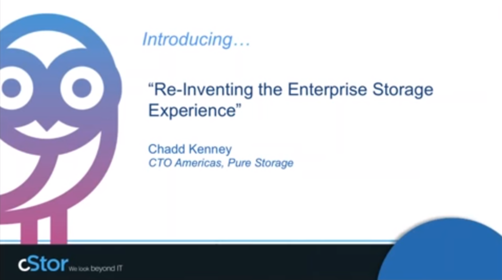 Reinventing the Enterprise Storage Experience