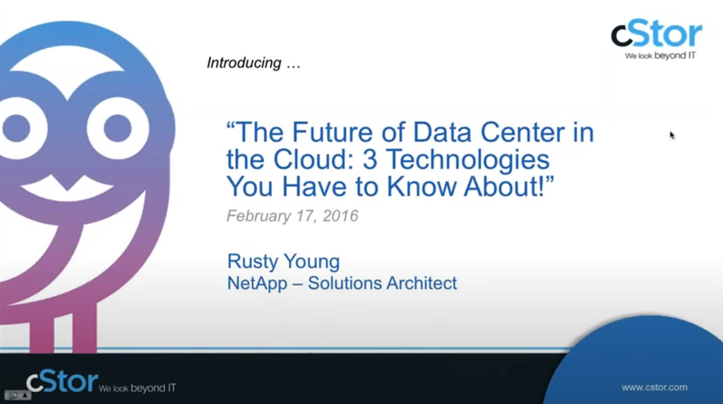 The Future of Data Center in the Cloud