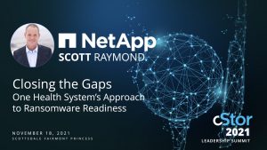 cStor Leadership Summit 2021 - NetApp - Scott Raymond