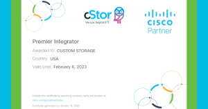 cStor Achieves Cisco Premier Integrator Certification