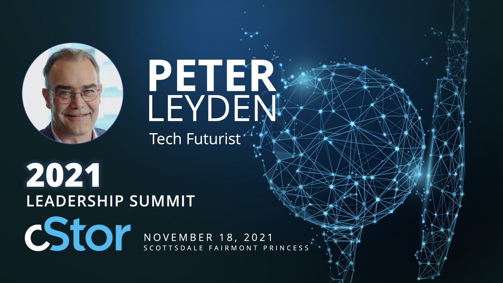 cStor Leadership Summit 2021 with Peter Leyden - Keynote