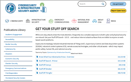 CISA Cybersecurity Free Resources - cStor