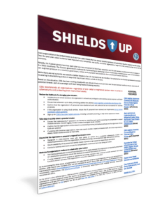 CISA Shields Up Overview - 1-page - cStor
