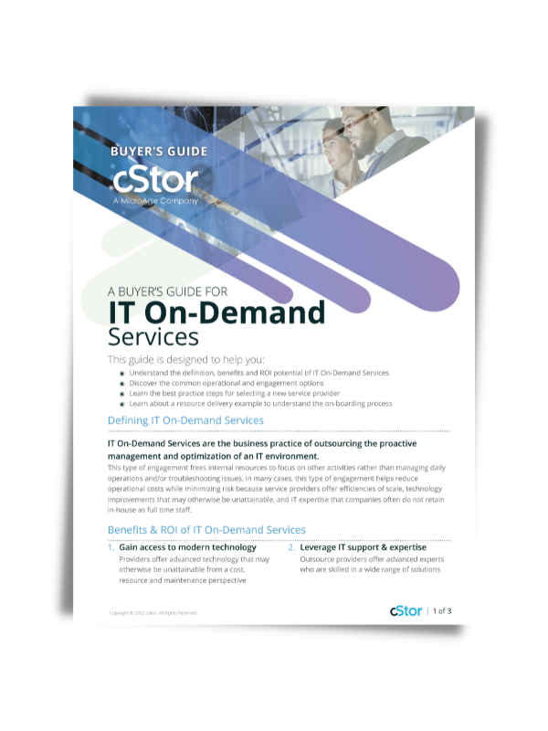 Download our IT On-Demand Services Buyer's Guide